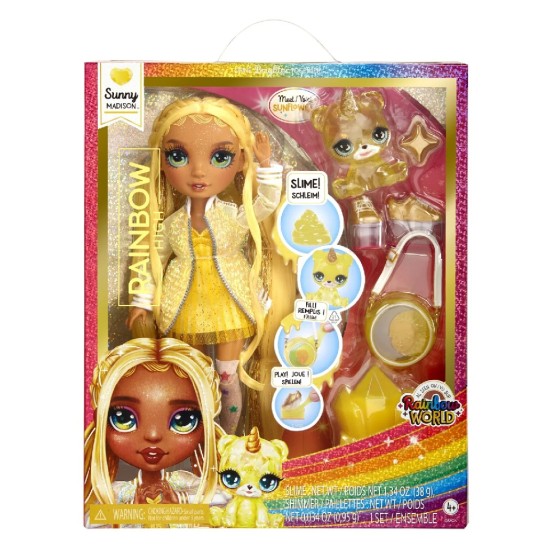 MGA MGA Rainbow High Doll Slime Sunny (Yellow) (120186-EU)