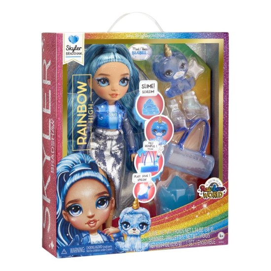 MGA MGA Rainbow High Doll Slime Skyler (Blue) (120216-EU)