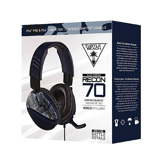 Turtle Beach Recon 70 Blue Camouflage