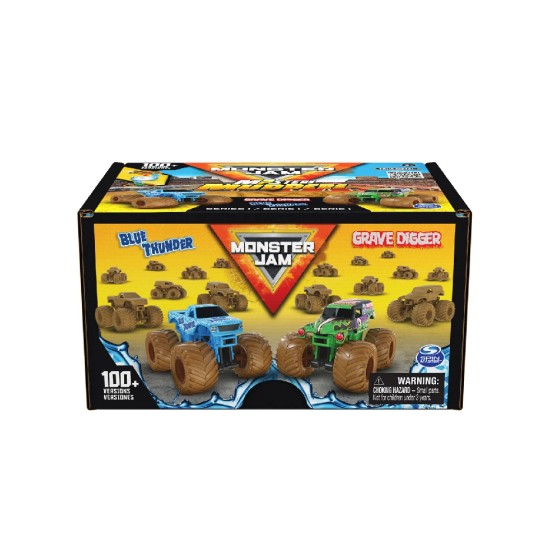 SPIN MASTER Monster Jam 1:64 Mystery Mudders 2 Pack (6067514)