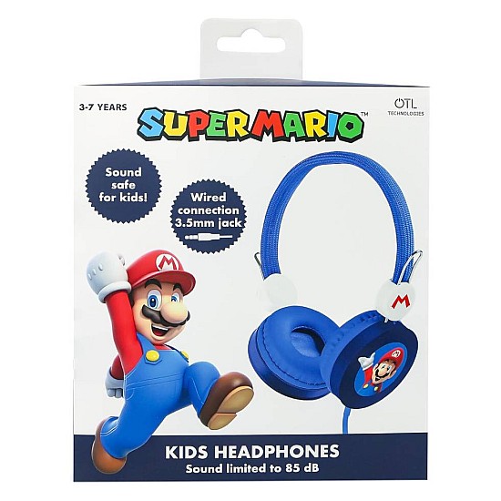 Headphones Otl Mario Blue Core Wired