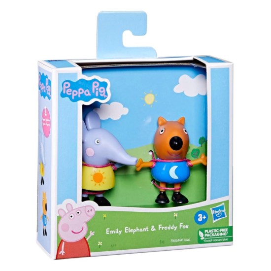 Hasbro Peppa Pig Best Friends Emily Elephant Freddy Fox F7653