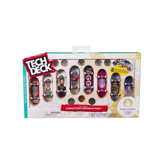 SPIN MASTER Tech Deck Olympic 96 mm Fingerboard 8 Pack (6070368)