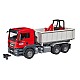 Bruder Man Tgs Truck With Roll-off Container & Schaffer Yard Loader (03767)