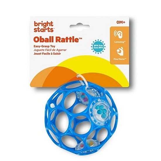 Bright Stars Oball Rattle Blue 10cm (12281)