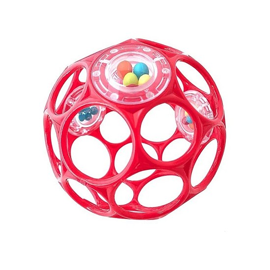 Bright Starts Oball Rattle Red 10cm (11487)