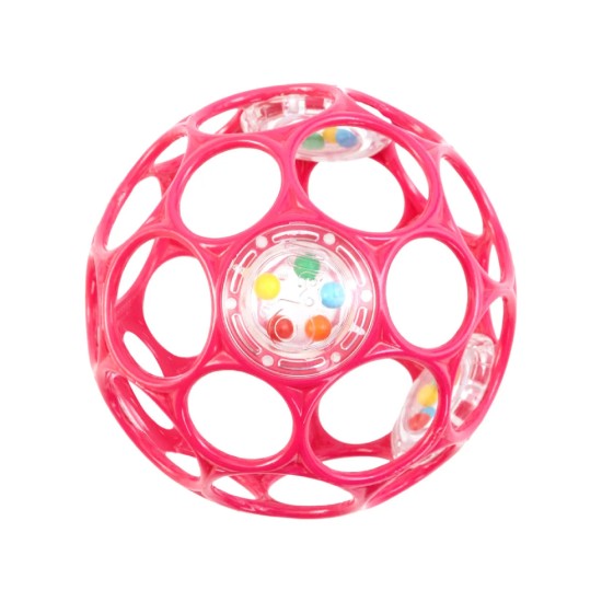 Bright Starts Oball Rattle Pink 10cm (12030)