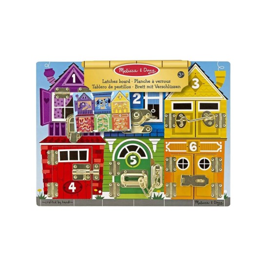 Melissa & Doug Melissa & Doug Latches Wooden Activity Board (13785)