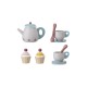 Bloomingville Bloomingville MINI Gentrim Play Tea Set Grey/Blue (82045197)