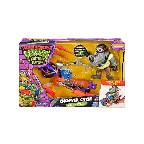 Nickelodeon Turtles Mutant Mayhem Rocksteady Cycle Rocksteady 46 83447