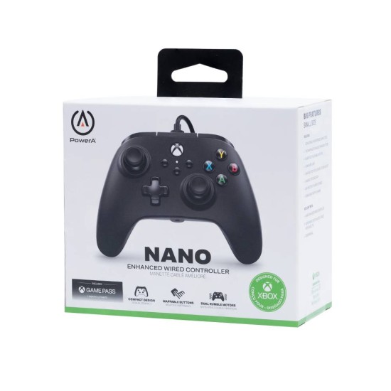 PowerA Controller PowerA Nano Enhanced Wired Black - Xbox Series X