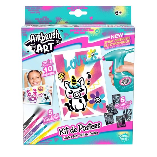 Canal Toys Airbrush Art Mini Poster Kit (11015)