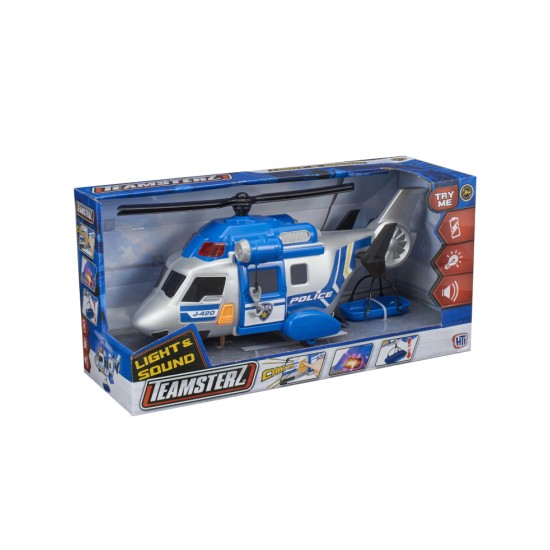 Teamsterz As Teamsterz Mighty Machines Police Helicopter With Light Sound (7535-17123)