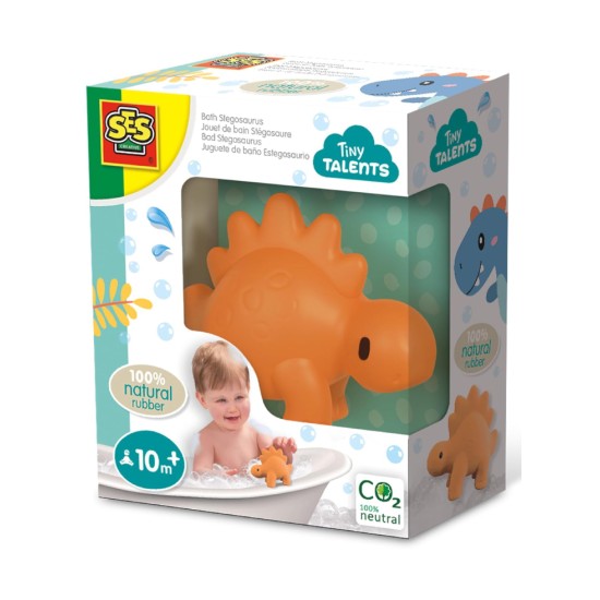 Ses Creative Ses Creative Bath Time Stegosaurus Natural Rubber (s13213)