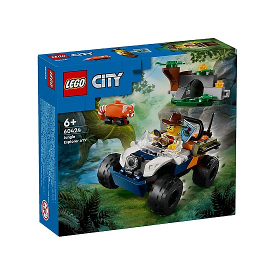 Lego Lego City Exploration Jungle Explorer Atv Red Panda Mission (60424)