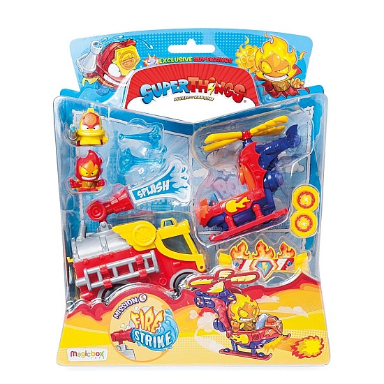 As Company As Superzings Rivals Of Kaboom Mission 5 Fire Strike Playset (random) (1013-61220)