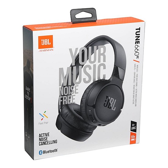 Jbl Jbl Headphones Bluetooth Tune 660nc T660nc + Mic Black