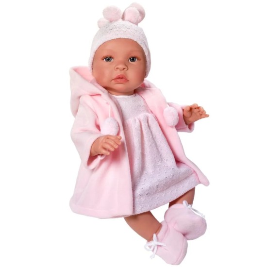 Asi Asi Leonora Doll With Rose Warm Coat 46cm