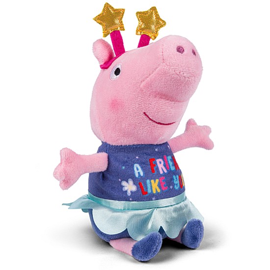 Peppa Pig Peppa Pig Plush 20cm Peppa With Star Hair Band