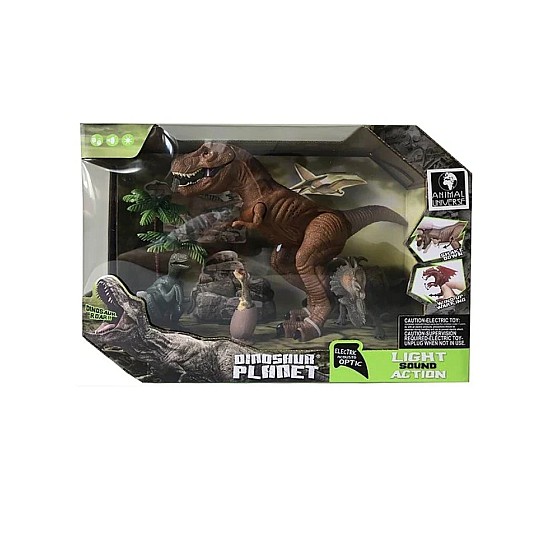 Animal Universe Dinosaur Set With Light And Sound T-rex (525005)