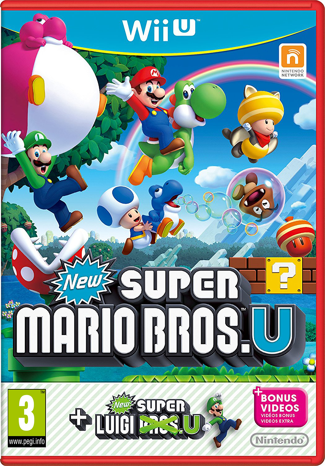 New Super Mario Bros U Inc. New Super Luigi U Нинтендо Wii-U