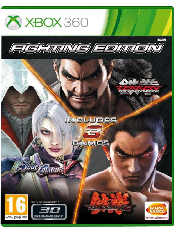 Fighting Edition Tekken Tag 2, Tekken 6 & Soulcalibur V XBOX 360