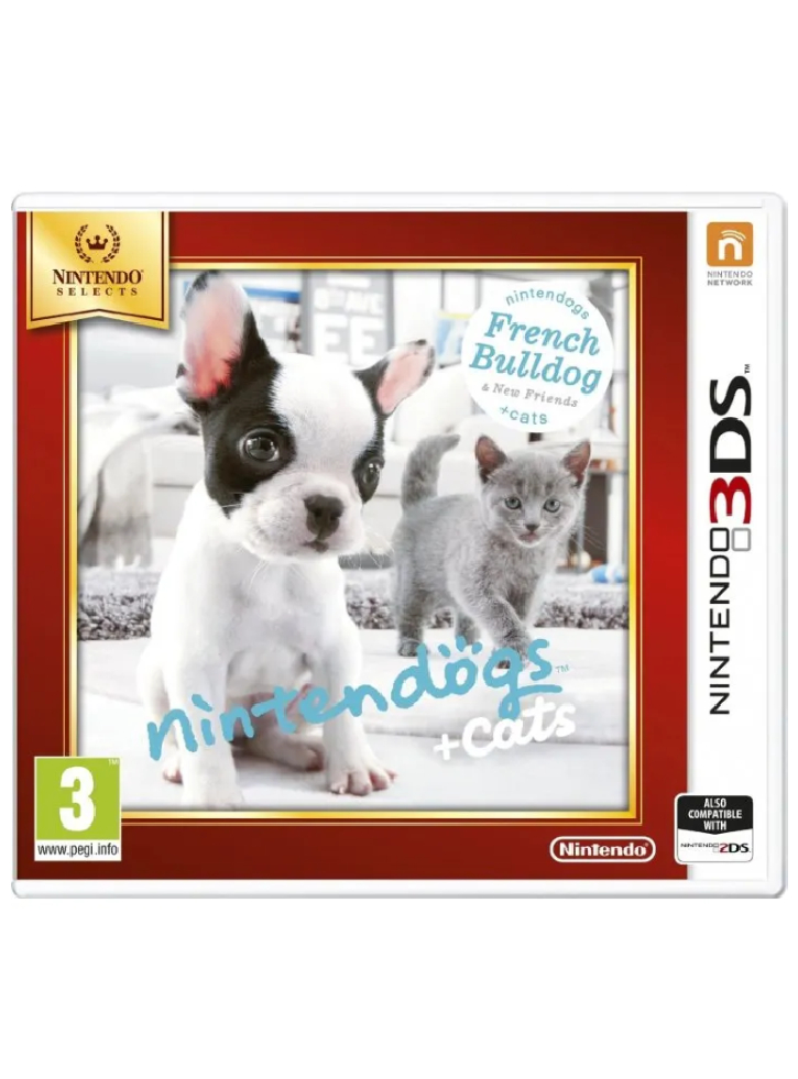 Nintendogs and Cats 3D French Bulldog Нинтендо 3DS