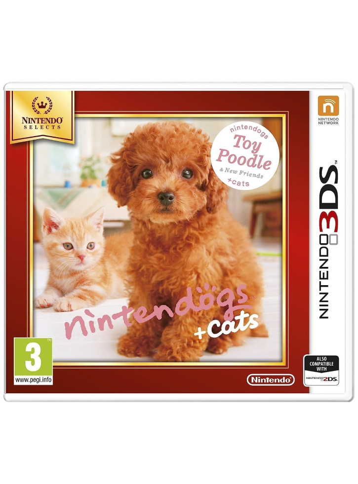 Nintendogs and Cats 3D Toy Poodle Нинтендо 3DS