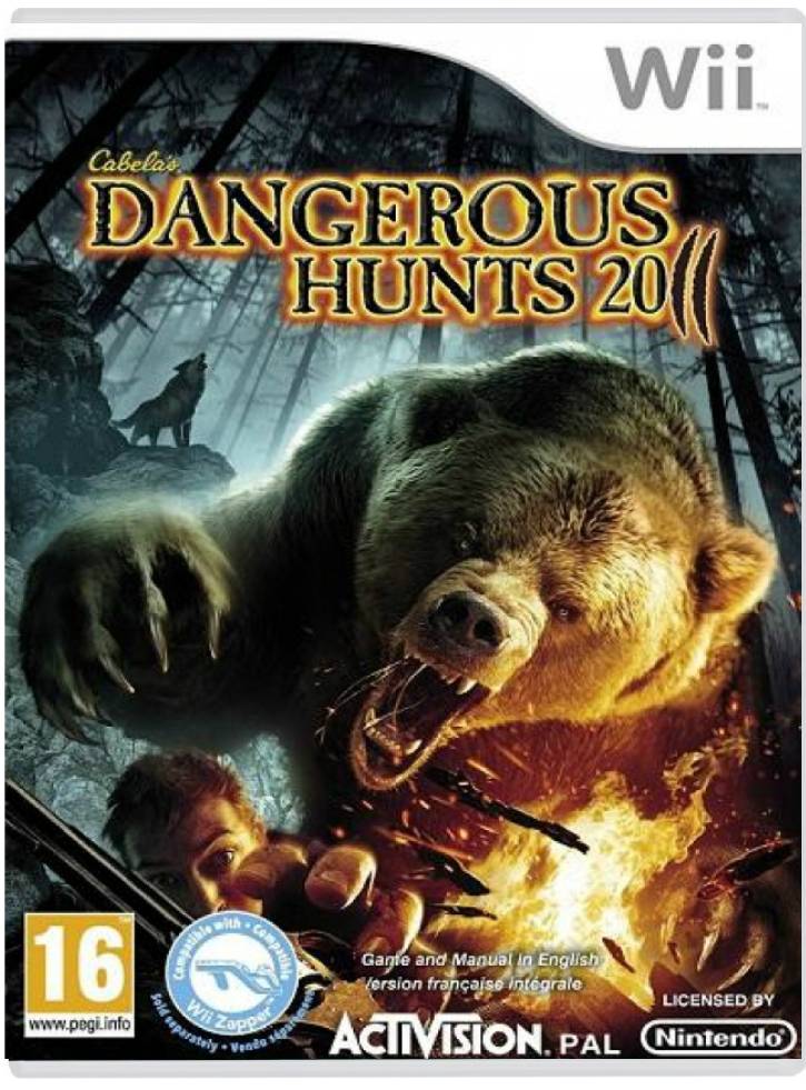 Cabela\'s Dangerous Hunts 2011 Solus Нинтендо Wii