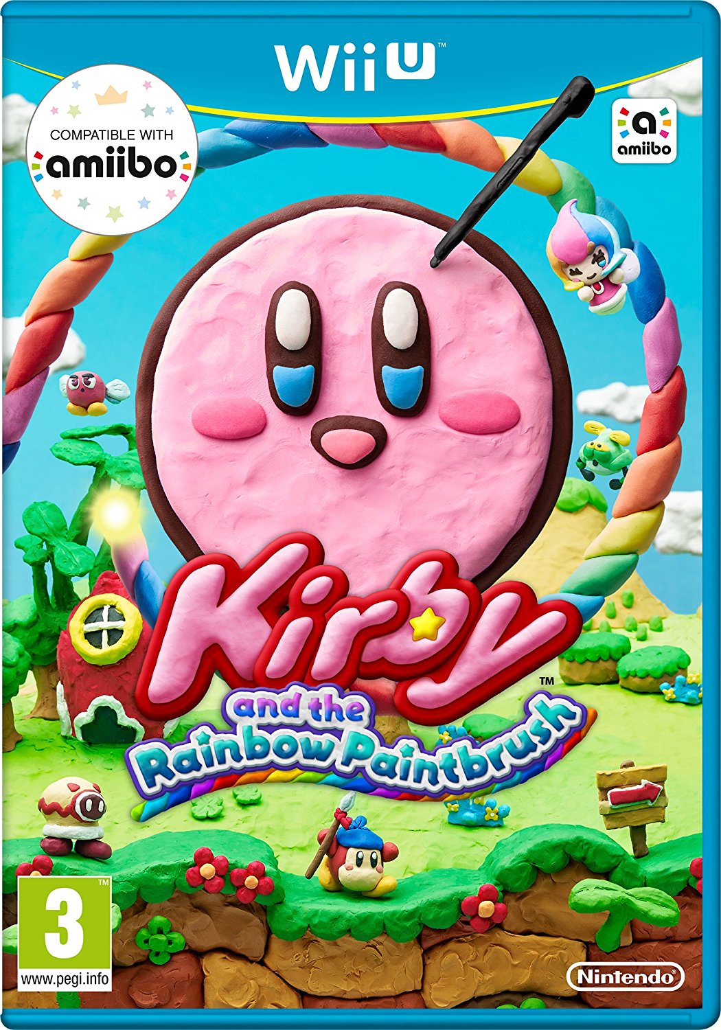 Kirby and the Rainbow Paintbrush Нинтендо Wii-U