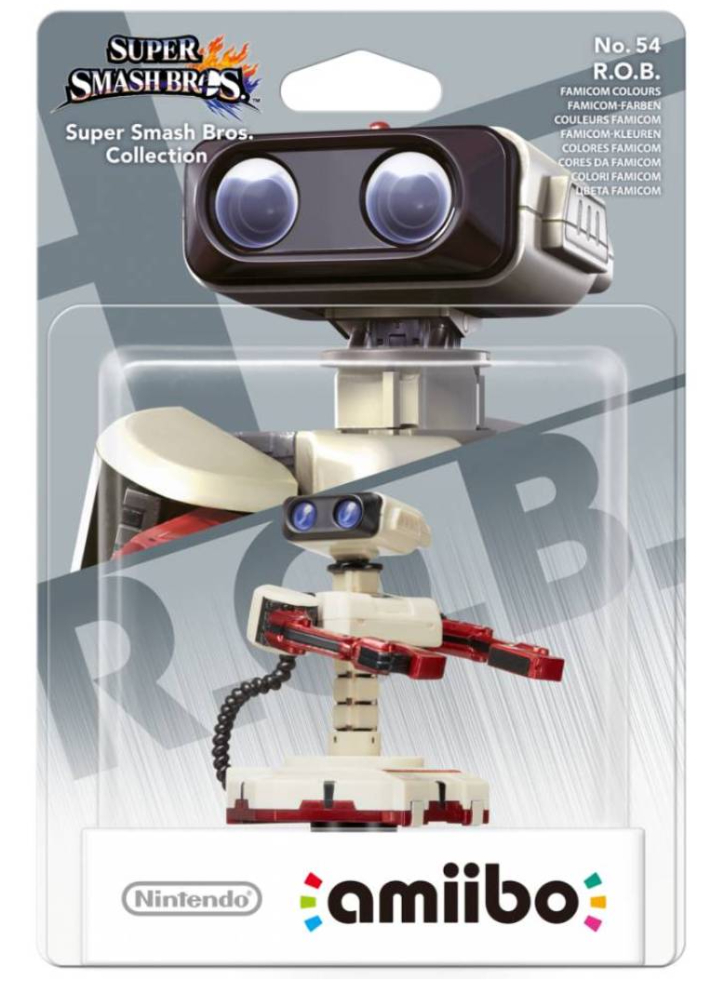 Figurina Nintendo Amiibo Character - R.O.B Famicom Colours (Super Smash Bros. Collection)