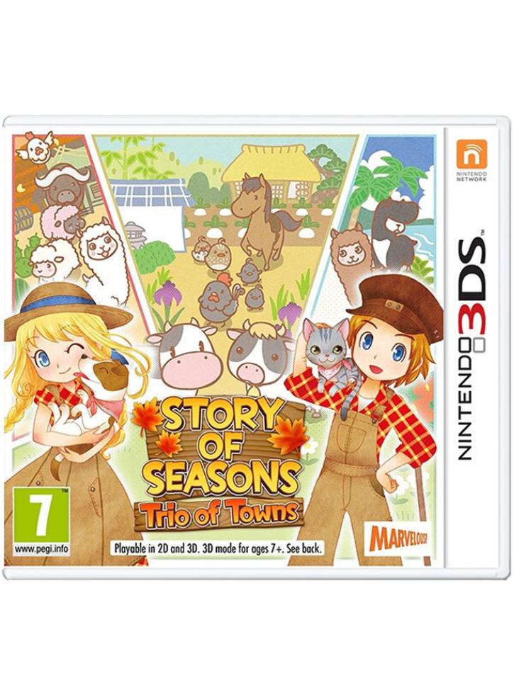 STORY OF SEASONS TRIO OF TOWNS Нинтендо 3DS