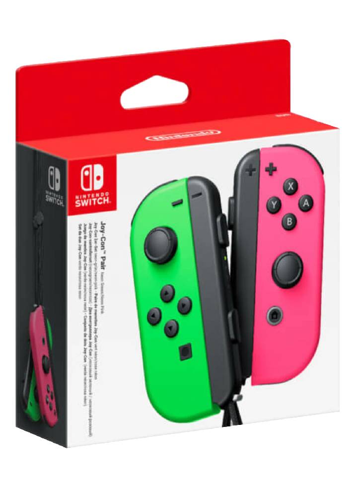 JOY CON PAIR NEON GREEN PINK