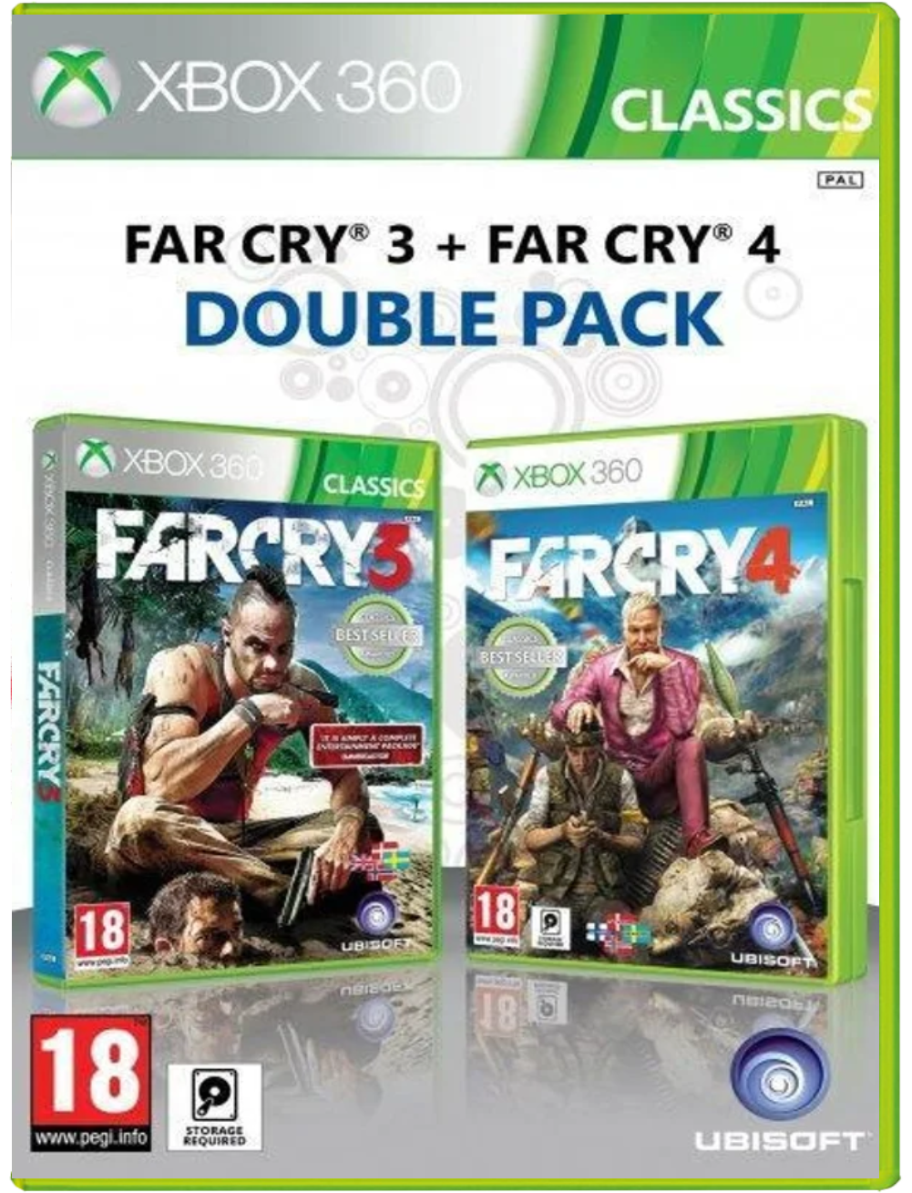 COMPILATION FAR CRY 3 FAR CRY 4 XBOX 360