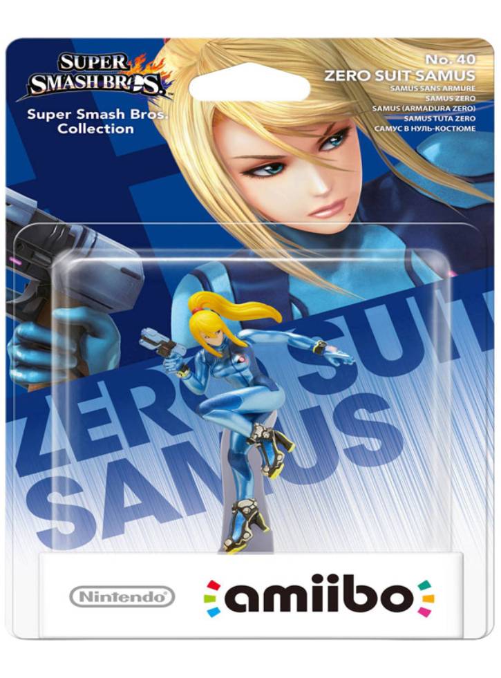 AMIIBO ZERO SUIT SAMUS NO.40 (SUPER SMASH)