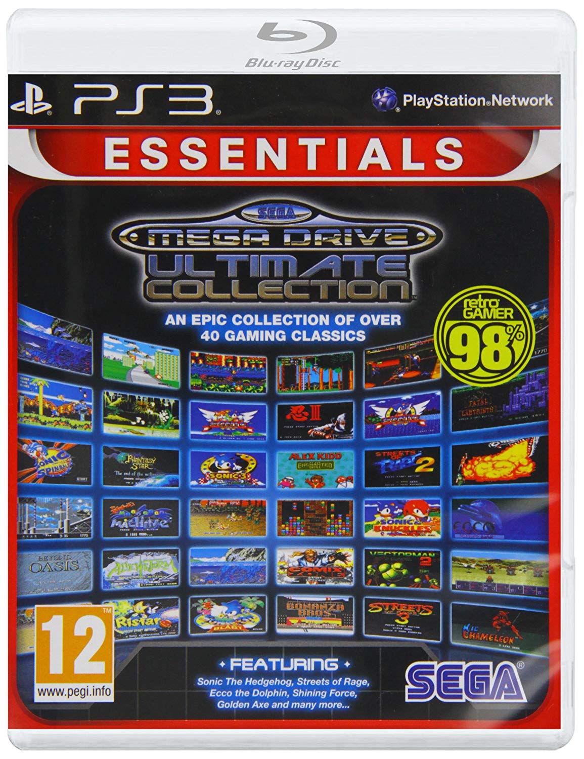 Sega Megadrive Ultimate Collection Essentials Плейстейшън 3