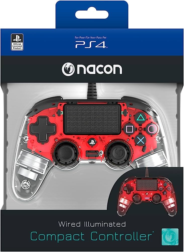 Wired Compact Controller Light Red