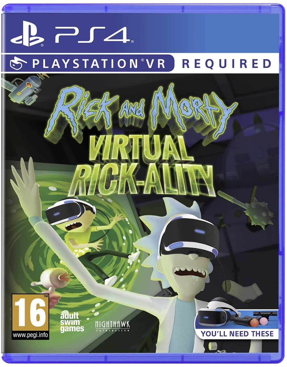 RICK AND MORTY VIRTUAL RICKALITY PSVR Плейстейшън 4