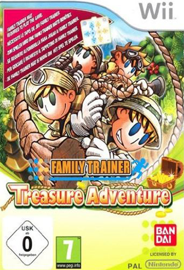 Family Trainer Treasure Adventure Standalone Game Нинтендо Wii