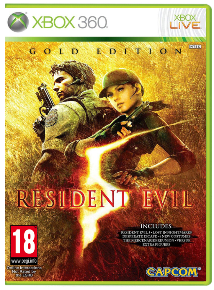 RESIDENT EVIL 5 GOLD EDITION XBOX 360