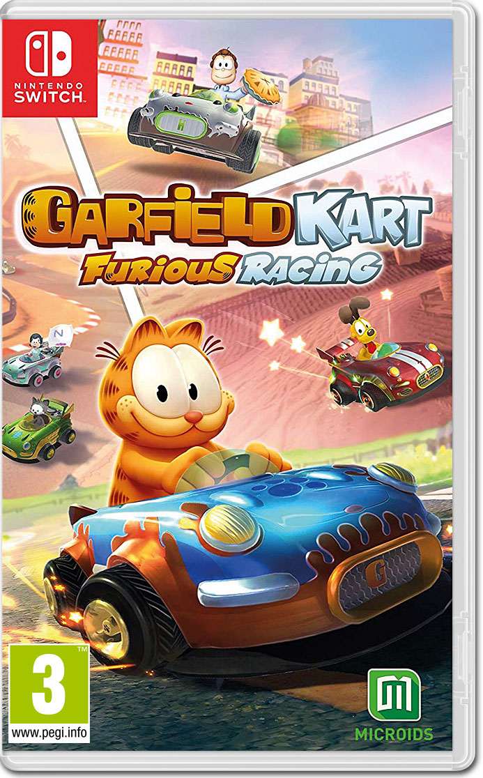 GARFIELD KART FURIOUS RACING Нинтендо Суич