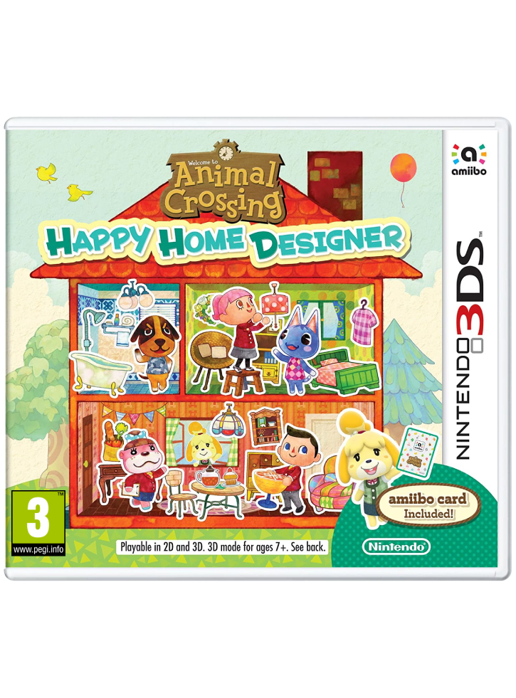 Animal Crossing Happy Home Designer + Special Amiibo Card Нинтендо 3DS