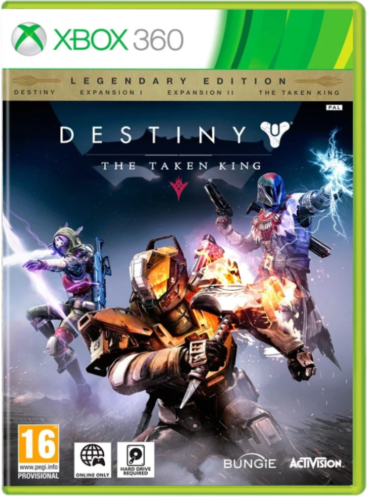 Destiny The Taken King Spanish Box EFIGS In Game XBOX 360