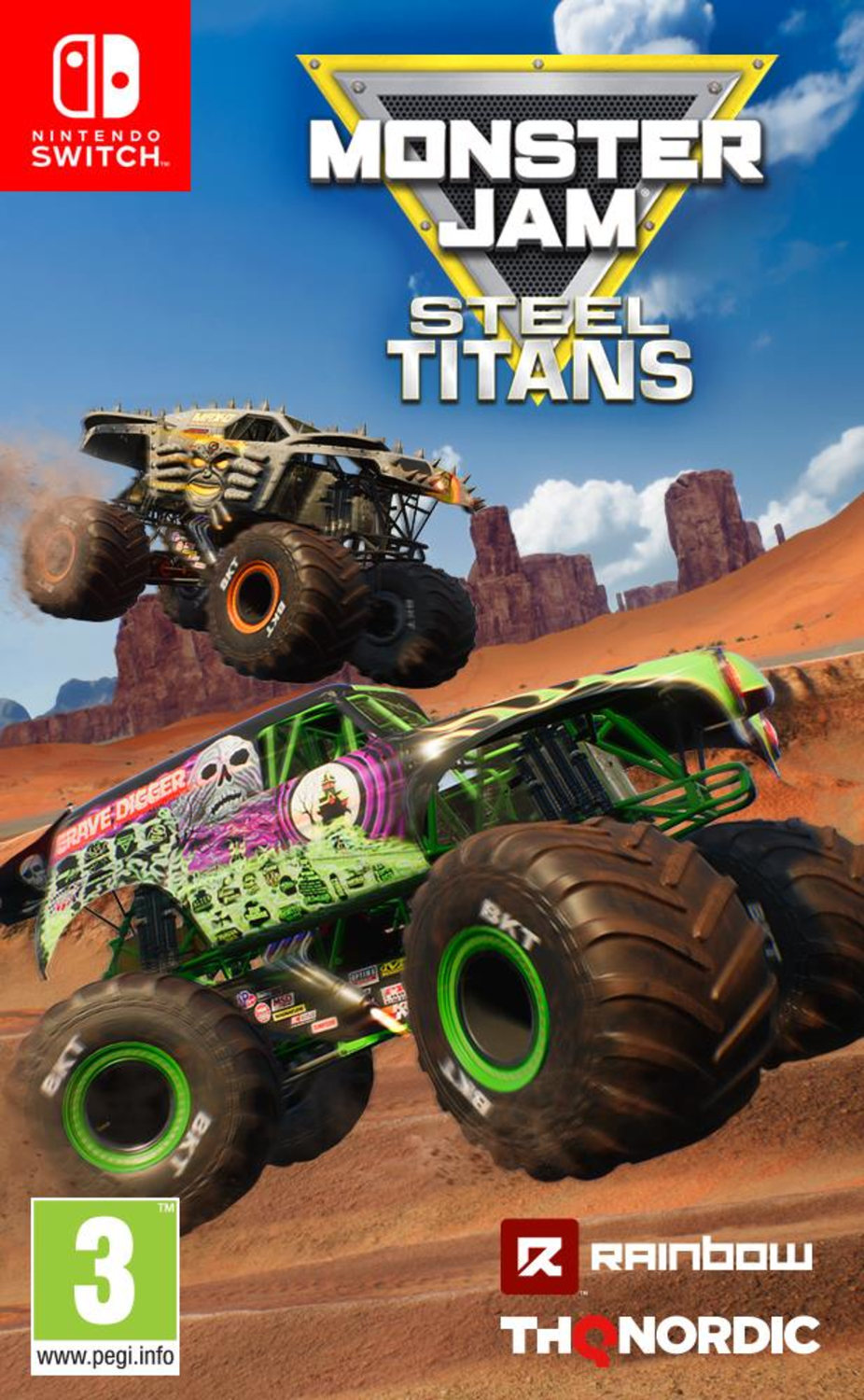 Monster Jam Steel Titans Нинтендо Суич