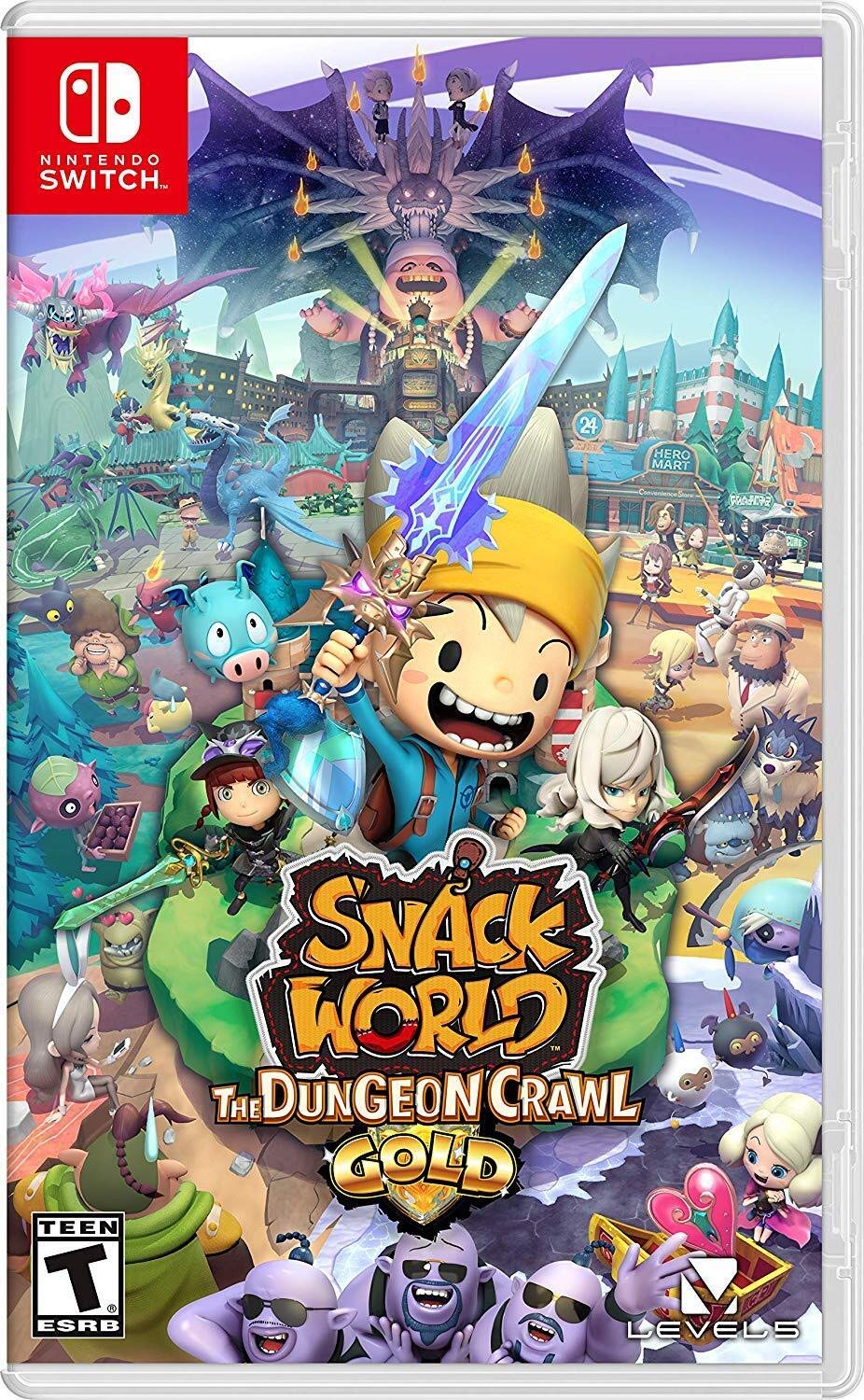 Snack World The Dungeon Crawl Gold Нинтендо Суич