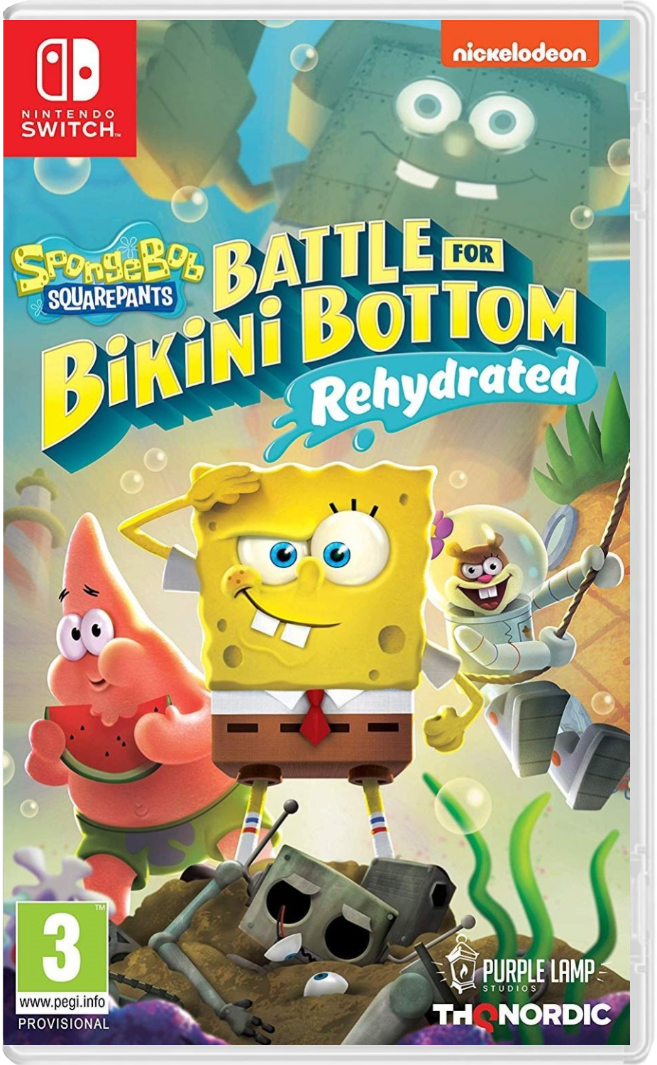 Spongebob SquarePants Battle for Bikini Bottom Rehydrated Нинтендо Суич