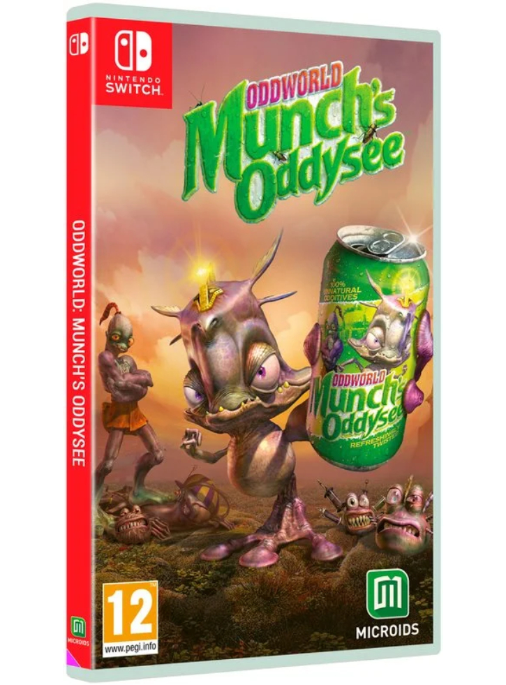 Oddworld Munch Odyssey Нинтендо Суич