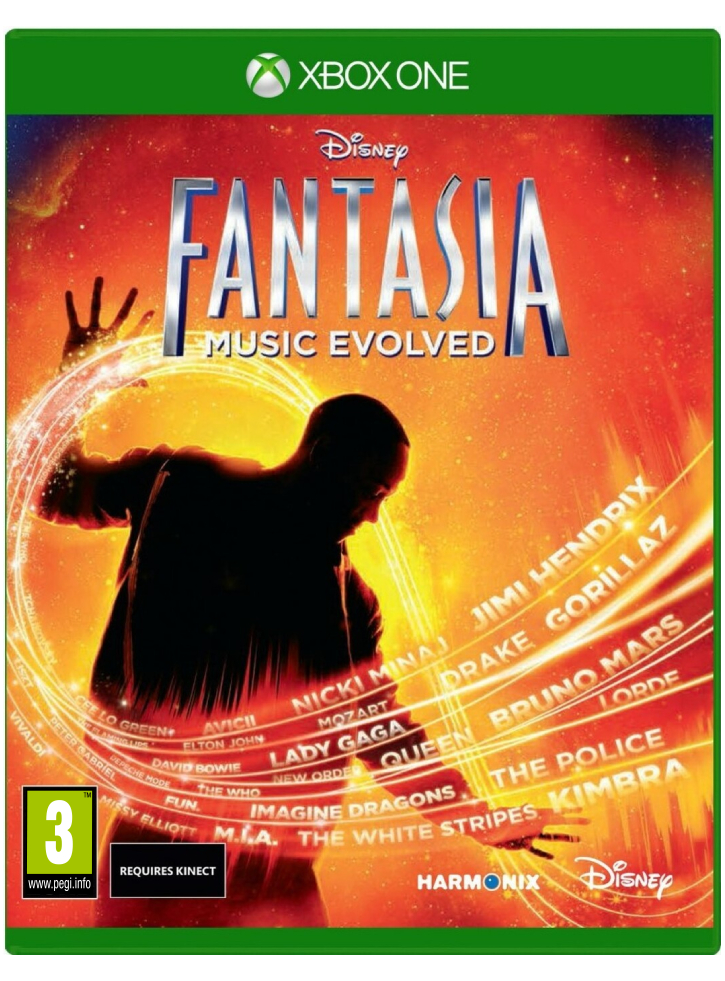 Disney Fantasia Music Evolved Kinect XBOX ONE