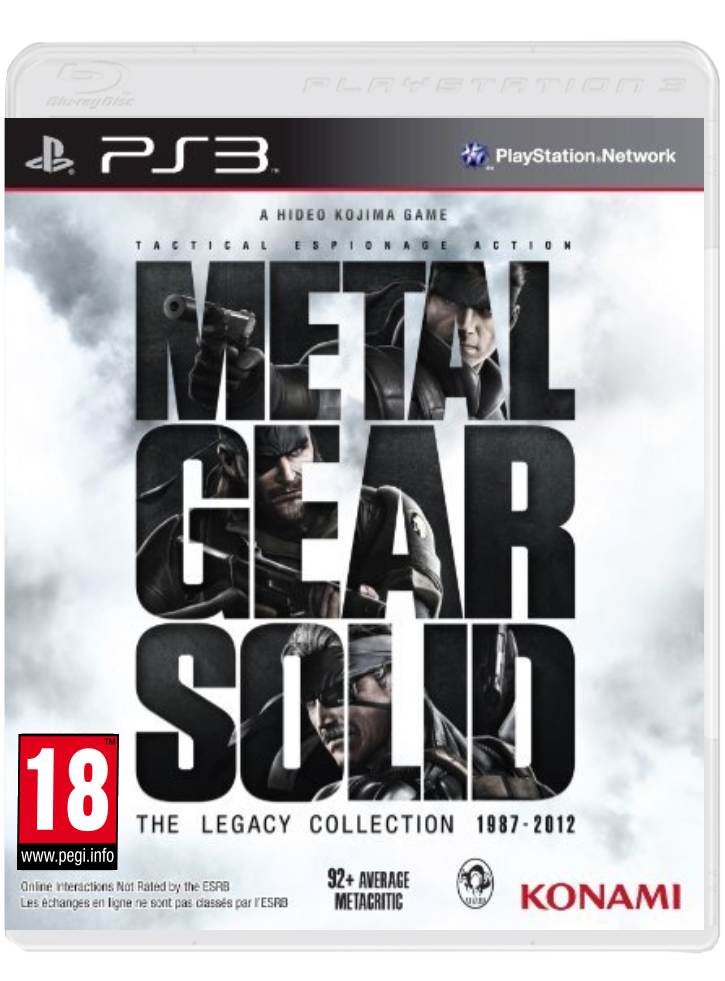 Metal Gear Solid The Legacy Collection Плейстейшън 3