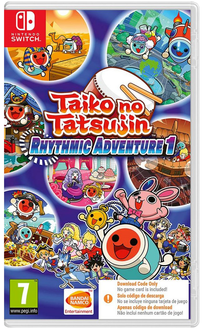 Taiko No Tatsujin Rhythmic Adventure 1 (Code in a Box) Нинтендо Суич